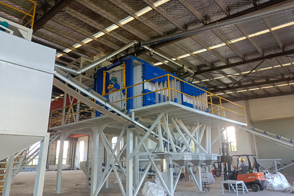 方形摇摆筛筛分生产线